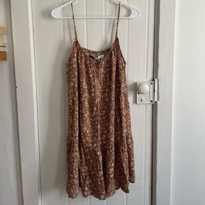 Old Navy Mustard Floral Dress